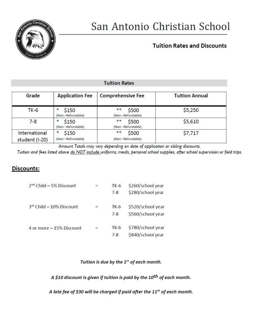 Tuition Page